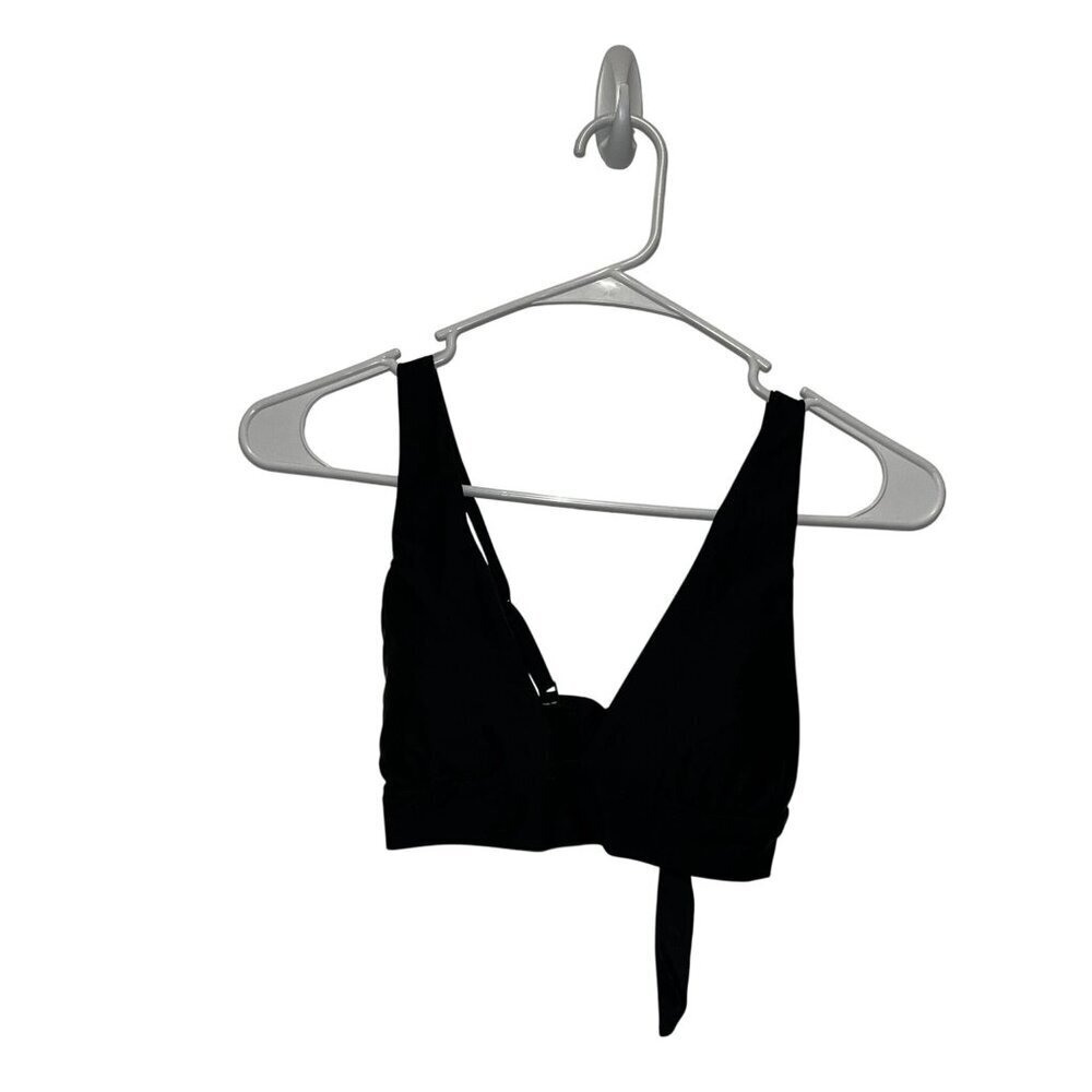NWT Aerie Black Bikini Top Women Size Small